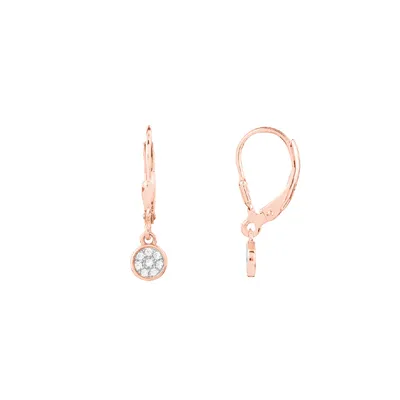 Produktbild von Xenox Damen Ohrschmuck Sterling Silber 925 roséfarben mit Zirkonia - XS3426R