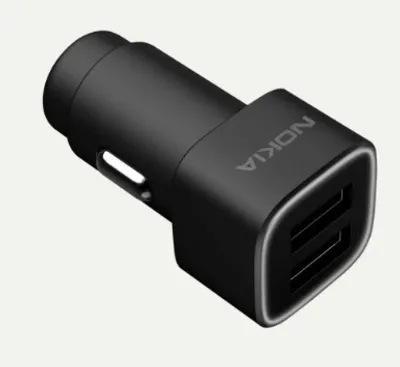Produktbild von Nokia DC-301 Doppel USB KFZ-Ladegerät (1A21M0E00VA)