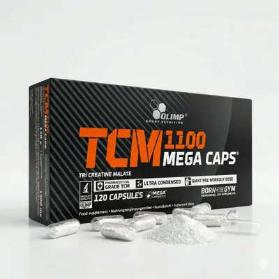 Productafbeelding van Olimp Creatine TCM Mega Caps 1100, 120 capsules