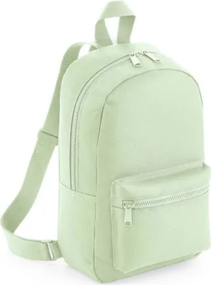 Immagine prodotto di BagBase BG153 | Mini Essential Fashion Backpack / 23 x 35 x 12 cm - Colore: Pistacchio - Dimensioni: 23 x 35 x 12 cm