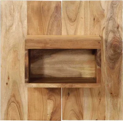 Immagine prodotto di Comodino 50x27x50 cm in Legno Massello di Acacia