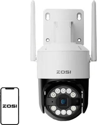 Image de ZOSI C296 WiFi 8MP dual Pan Tilt IP66 outdoor camera + 32GB microSD card