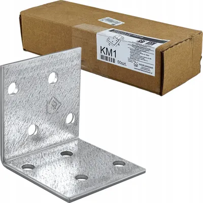 Immagine prodotto di (z) Angolo di montaggio KM1, 40x40x40x2,0 (50 pezzi)