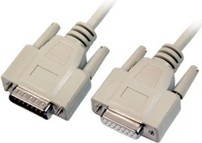 Produktbild von Microconnect SCSE15GF10, 10 m, VGA (D-Sub), VGA (D-Sub), Männlich, Weiblich, Beige