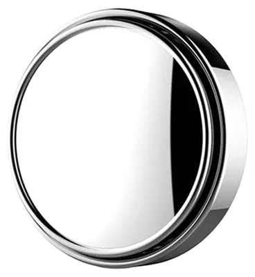 Image de Lot de 1 mini-rétroviseur rond pour voiture, rétroviseur d'angle mort auxiliaire, rotation à 360°, miroir convexe grand angle