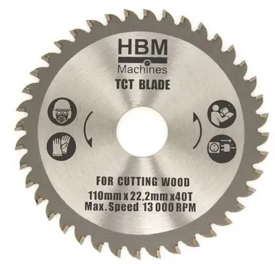 Productafbeelding van 110 mm Widia zaagbladen voor de HBM 115 mm Profi zaag met 1050 Watt vermogen