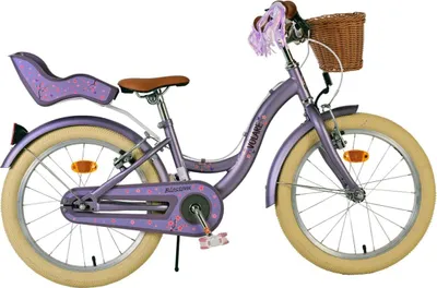 Image de Vélo enfant Volare Blossom - Fille - 18 pouces - Violet - Deux freins à main