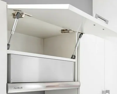 Produktbild von Roe Furniture | Küchenzeile - 280 cm - Weiß Matt - Einbauküche, Küchenblock, Singleküche, Singleküchenblock, Küchen - Tischplatte Weiß
