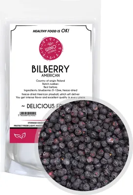 Obrázek produktu pro Celé lyofilizované borůvky - lahodné lyofilizované ovoce - 100g