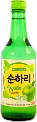 Produktbild von LOTTE Chum Churum Soju Apple Flavor 360ml | Soju mit Apfelgeschmack Alk. 12% vol.