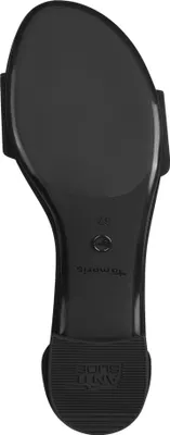 Produktbild von Tamaris Damen Sandalette Sandale geschlossene Ferse Blockabsatz 1-28201-42, Größe:38 EU, Farbe:Schwarz
