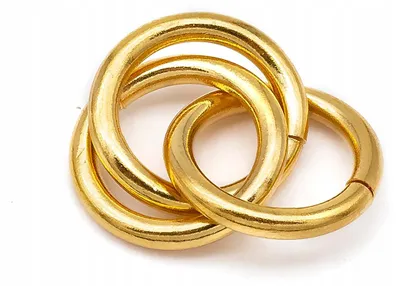 Produktbild von MIXFORM Edelstahl Verbindungsring Schmuck Zubehör Goldfarben