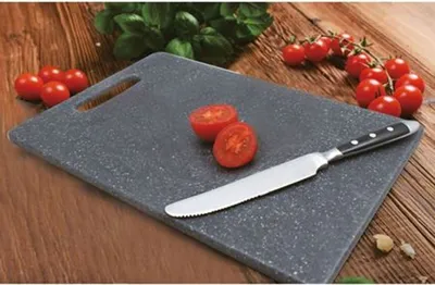 Produktbild von Schneidebrett Granit-Optik 30x20cm Frühstücksbrett Tranchierbrett Küchenbrett