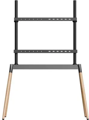 Zdjęcie produktu dla Gembird TVS-86F-01-BK, 139,7 cm (55"), 2,18 m (86"), 100 x 100 mm, 600 x 400 mm, Buk, Plastik, Stal, Czarny, Drewno
