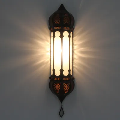 Produktbild von Marokkanische Wandlampe Ruya Weiß