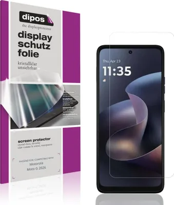 Produktbild von 4x Schutzfolie für Motorola Moto G 2026 klar Displayschutzfolie Folie Display Schutz dipos