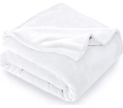 Zdjęcie produktu dla Koc z mikropolaru 150 x 200 cm biały