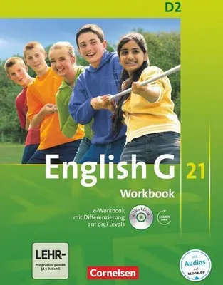Produktbild von English G 21. Ausgabe D 2. Workbook mit e-Workbook und Audios Online