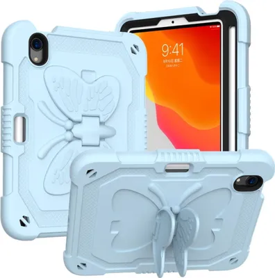 Produktbild von iPad Mini 6 Tasche mit Schultergurt Panzerblau