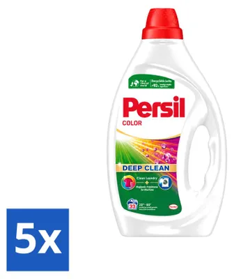 Produktbild von 5 x Persil Color Gel Flüssigwaschmittel für Buntwäsche - Vorteilspackung - 5 Stücke