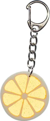 Produktbild von Orangenscheibe Orange Schlüsselanhänger Miniblings Anhänger Schlüsselring orange