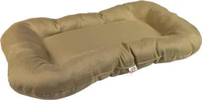 Obrázok produktu pre Vodotesné psie lôžko veľkosti 60 x 40 cm – robustné, ľahko udržiavateľné, z materiálu Codura, podložka pre malé, stredné a veľké psy, pre vnútorné aj vonkajšie použitie – farba – mliečna káva