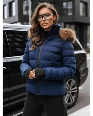 Productafbeelding van Dstreet dameswinterjas Verses, donkerblauw, maat L