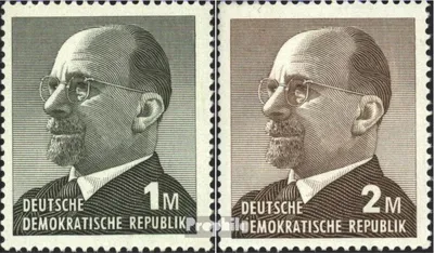 Produktbild von Briefmarken DDR 1969 Mi 1481-1482 (kompl.Ausgabe) postfrisch Staatsratsvorsitzender Ulbricht, Großformat (III)