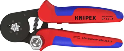 Obrázok produktu pre Kliešte na koncovky drôtu spolu d.180mm 0,08-10,0 (AWG 28-7)mm² brun.multicomp. objímky