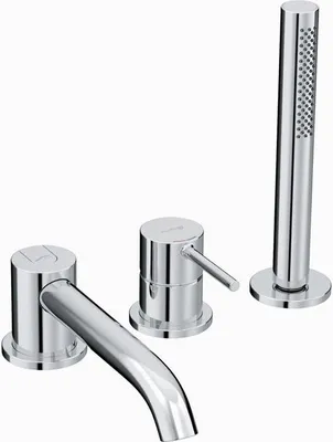 Produktbild von KLUDI 384480576 BOZZ 3-Loch Wannenfüll- und
