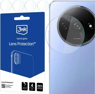 Immagine prodotto di 4x Vetro per Fotocamera 3mk per Xiaomi Redmi A3 KP38143