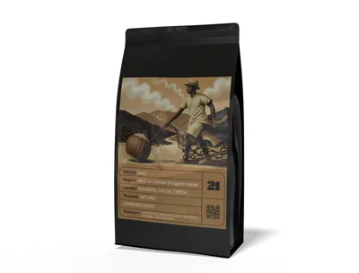 Obrázek produktu pro 21 Coffee Brazil Daily, Bourbon, Catuai, Typica/Natural, 1 kg