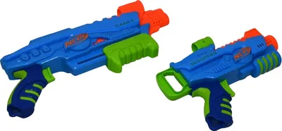 Immagine prodotto di Nerf Elite Junior Ultimate Starter Set, 2 blaster Easy-Play, 15 dardi Nerf Elite