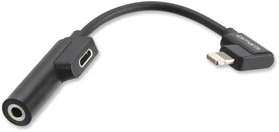 Produktbild von 4smarts Lightning auf Lightning, 3,5mm Aux Splitter Soundsplit