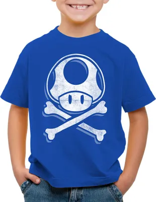 Produktbild von A.N.T. Toadskull Kinder T-Shirt mario totenkopf videospiel konsole world