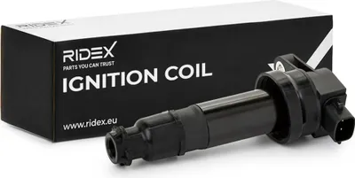 Produktbild von RIDEX 689C0161 Zündspule für HYUNDAI i20 (PB, PBT) für KIA RIO III (UB)