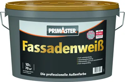 Produktbild von Primaster Fassadenweiß 10 L weiß