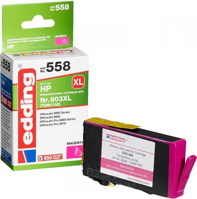Produktbild von Edding EDD-558, Magenta, 12 ml, 1 Stück(e), 850 Seiten, Einzelpackung