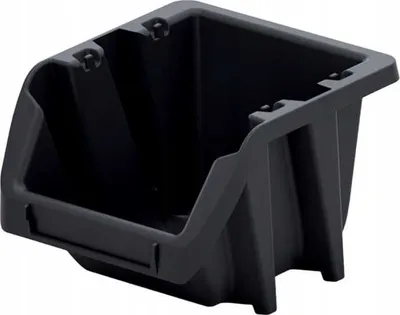 Productafbeelding van Werkplaatsopslag, 14,4 x 11,8 x 8,4 cm. Zwarte werkplaatsorganizer