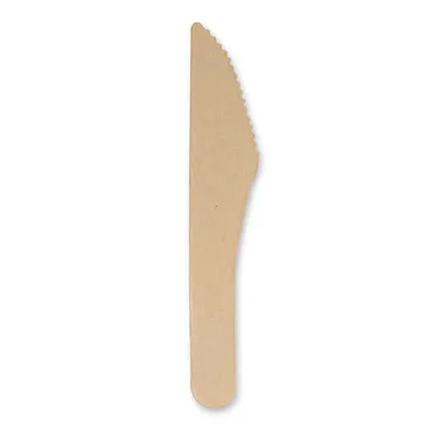 Produktbild von 120 Messer, Papier "pure" 15,8 cm natur