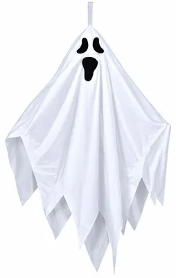 Immagine prodotto di Decorazione fantasma da appendere, motivo cimitero spaventoso di Halloween, Colore: bianco