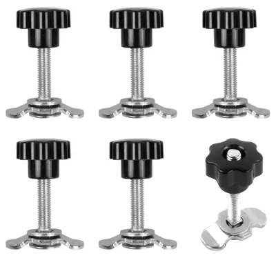 Productafbeelding van 6 stuks schroefverbindingen voor vliegtuigrail M8 x 60 mm voor ladingbeveiliging