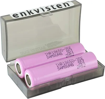 Produktbild von NICHT für eZigaretten, Taschenlampen, Kameras usw.!!! 2 Stück Samsung INR18650-35E oder BAK A02 - 3350mAh 3,7V - 18650 Akku