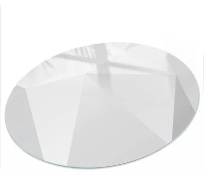 Produktbild von Bedruckte Glas Tischplatte fi70 cm – Glas Tischplatte Küche – Tischplatte aus Sicherheitsglas – Glasplatte für Küchentisch – Moderne Tischplatte Glas – Dekorative Glastischplatte – Pflegeleichte Tischplatte Küche – Subtile Geometrie, KI-generiertes Bild