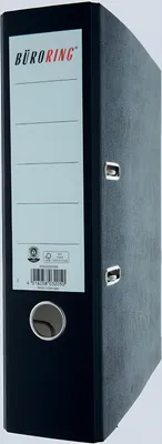 Produktbild von Wolkenmarmor Ordner, A4, Rücken- breite, 80mm, schwarz
