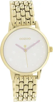 Produktbild von Oozoo Edelstahl Damen Uhr Analog Quarzuhr Armband gold Timepieces D2UOC11027