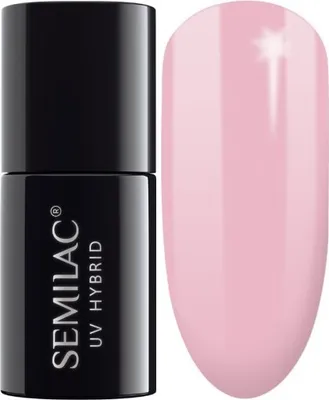 Produktbild von Semilac 047 UV Hybrid Nail Polish Pink Peach Milk 7ml