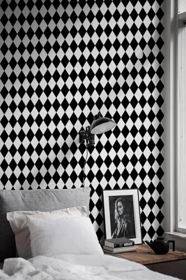 Produktbild von Coloray Fototapete 250x250 cm Latextapete Magicstick - Harlekin geometrisch