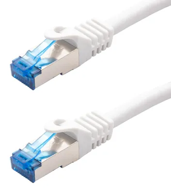 Produktbild von Netzwerkkabel CAT 7 Weiß 15 m Patchkabel LAN Internet Ethernet Netzwerk Kabel