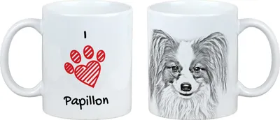 Imagen del producto de Art-Dog Taza de cerámica – Papillon